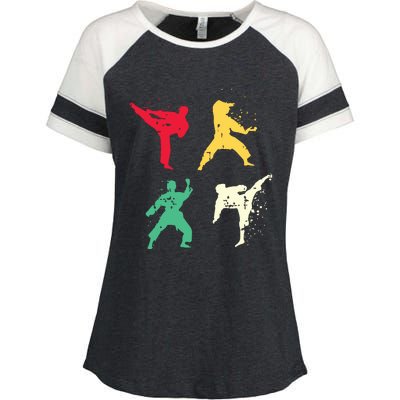 Karate For A Martial Art Enthusiast Enza Ladies Jersey Colorblock Tee