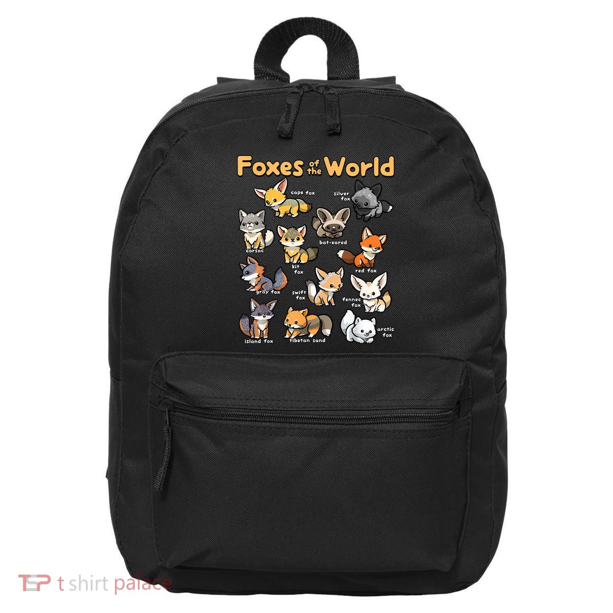 Kawaii Fox Animals Of The World Educational Animal Fox Lover 16 in Basic Backpack