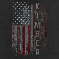 Kimber Family American Flag 7 Panel Mesh Trucker Snapback Hat