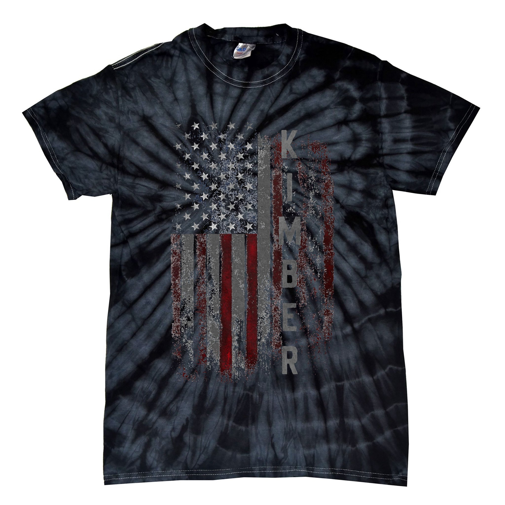 Kimber Family American Flag Tie-Dye T-Shirt