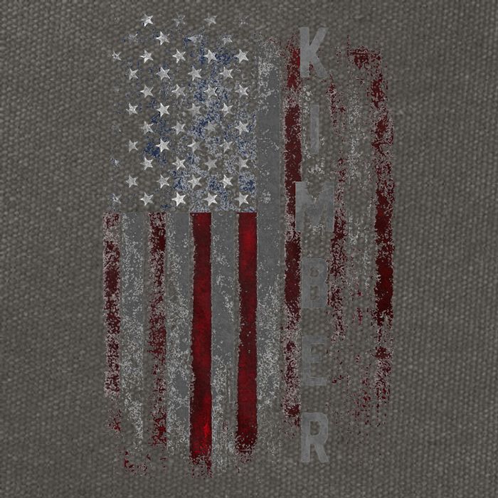 Kimber Family American Flag Cotton Canvas Backpack