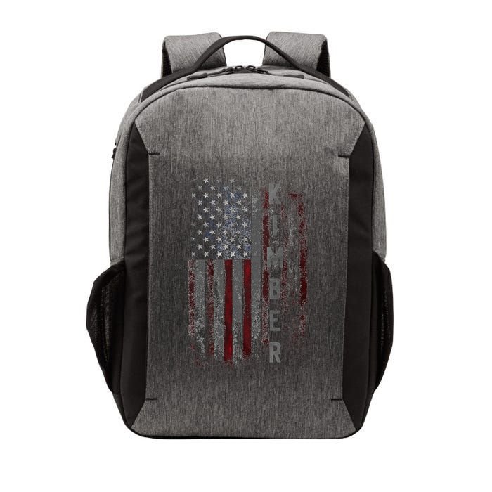 Kimber Family American Flag Vector Backpack