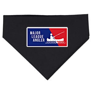 Kayak Fishing Angler Love To Fish Major League Gift For Dad Gift USA-Made Doggie Bandana