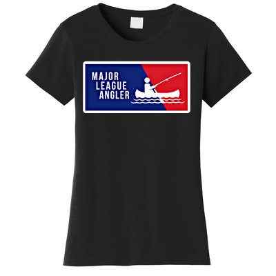 Kayak Fishing Angler Love To Fish Major League Gift For Dad Gift Women's T-Shirt