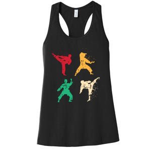 Karate For A Martial Art Enthusiast Women's Racerback Tank