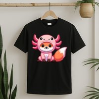 Kawaii Fox Axolotl Costume T-Shirt