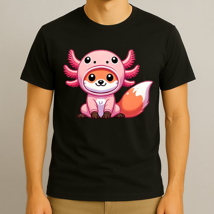 Kawaii Fox Axolotl Costume T-Shirt