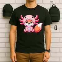 Kawaii Fox Axolotl Costume T-Shirt