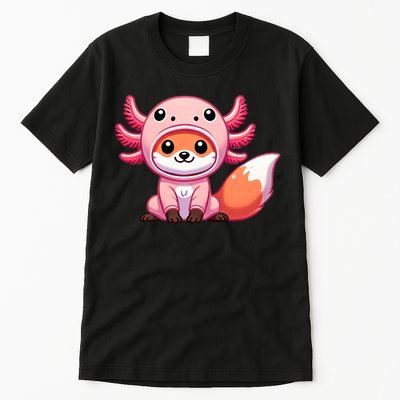 Kawaii Fox Axolotl Costume Tall T-Shirt