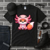 Kawaii Fox Axolotl Costume Tall T-Shirt