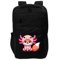 Kawaii Fox Axolotl Costume Impact Tech Backpack