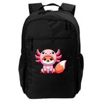 Kawaii Fox Axolotl Costume Backpack