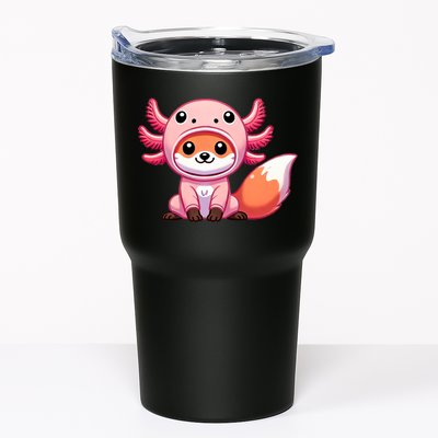 Kawaii Fox Axolotl Costume Tumbler