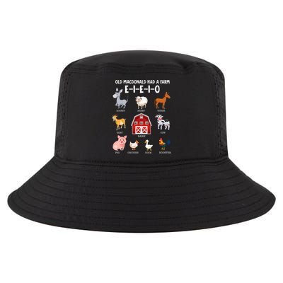 Kids Farm Animals Old MacDonald Had A Farm E I E I O Cool Comfort Performance Bucket Hat