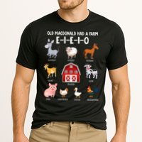 Kids Farm Animals Old MacDonald Had A Farm E I E I O Cooling Performance Crew T-Shirt