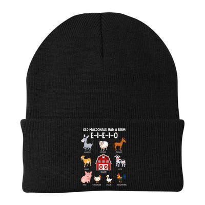 Kids Farm Animals Old MacDonald Had A Farm E I E I O Beanie