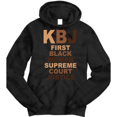 KBJ First Black Woman Supreme Court Justice Tie Dye Hoodie