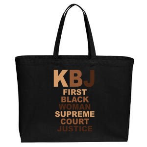 KBJ First Black Woman Supreme Court Justice Cotton Canvas Jumbo Tote