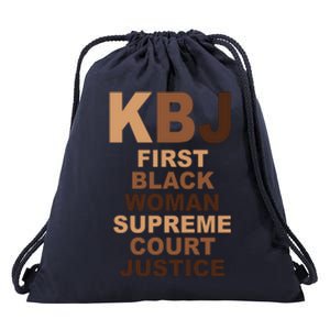 KBJ First Black Woman Supreme Court Justice Drawstring Bag