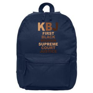 KBJ First Black Woman Supreme Court Justice 16 in Basic Backpack