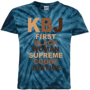 KBJ First Black Woman Supreme Court Justice Kids Tie-Dye T-Shirt