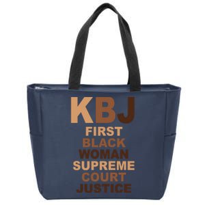 KBJ First Black Woman Supreme Court Justice Zip Tote Bag