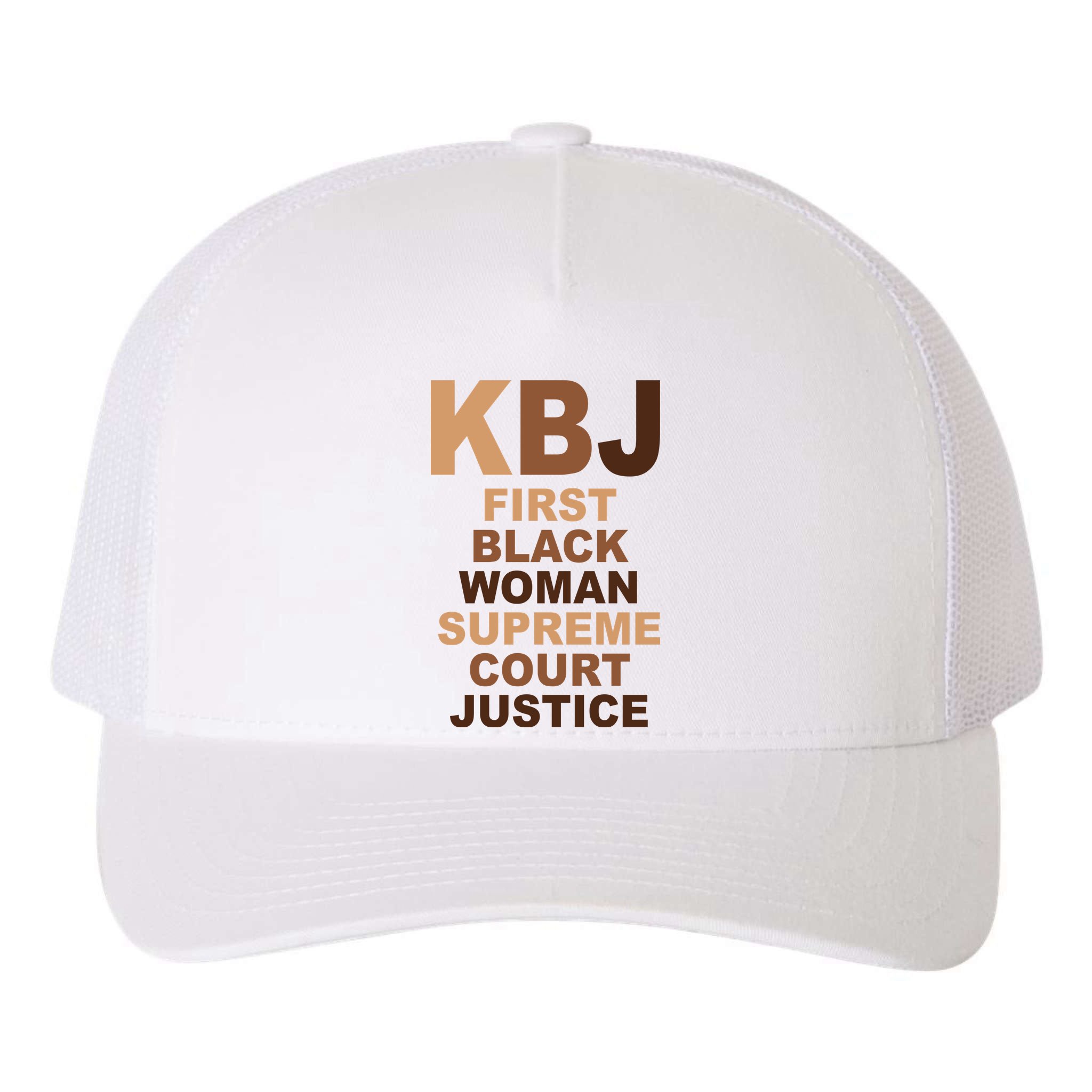 KBJ First Black Woman Supreme Court Justice Yupoong Adult 5-Panel Trucker Hat