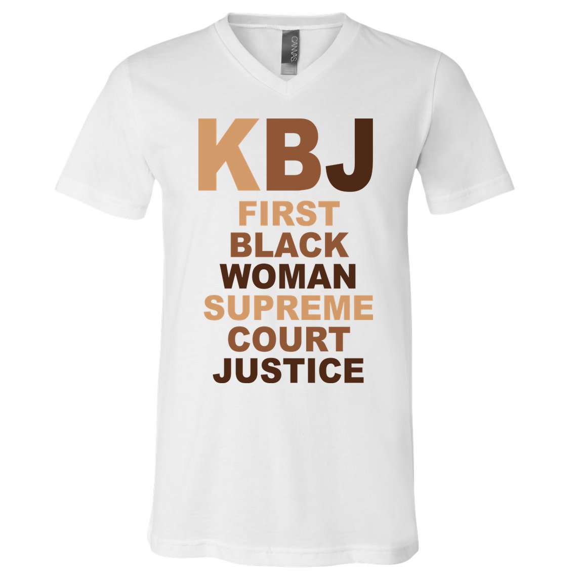 KBJ First Black Woman Supreme Court Justice V-Neck T-Shirt