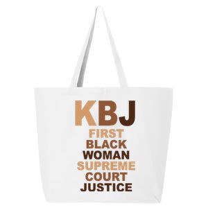 KBJ First Black Woman Supreme Court Justice 25L Jumbo Tote