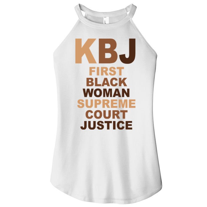 KBJ First Black Woman Supreme Court Justice Women's Perfect Tri Rocker Tank