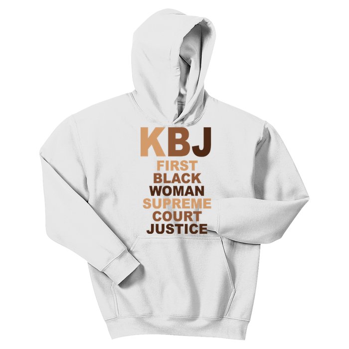 KBJ First Black Woman Supreme Court Justice Kids Hoodie