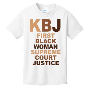 KBJ First Black Woman Supreme Court Justice Kids T-Shirt