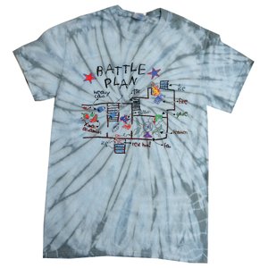 Kids Funny Battle Plan Christmas Home Hand Dawn Alone Xmas Tie-Dye T-Shirt