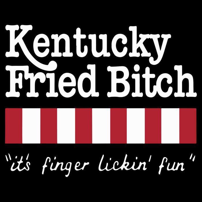 Kentucky Fried Bitch Its Finger Lickin Fun 16 in Basic Backpack