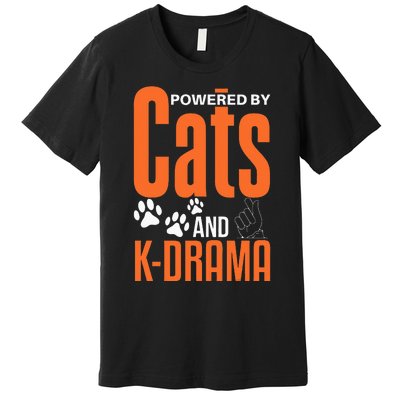 K-Drama Funny Cat Lover K-Pop Lover Korean Drama Premium T-Shirt