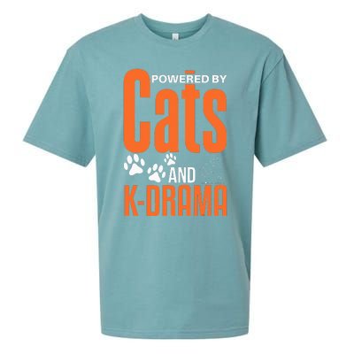 K-Drama Funny Cat Lover K-Pop Lover Korean Drama Sueded Cloud Jersey T-Shirt