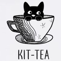 KitTea Funny Cat Lover Gift, Cute Black Cat Cool Comfort Performance Bucket Hat