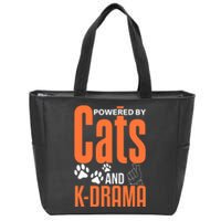 K-Drama Funny Cat Lover K-Pop Lover Korean Drama Zip Tote Bag