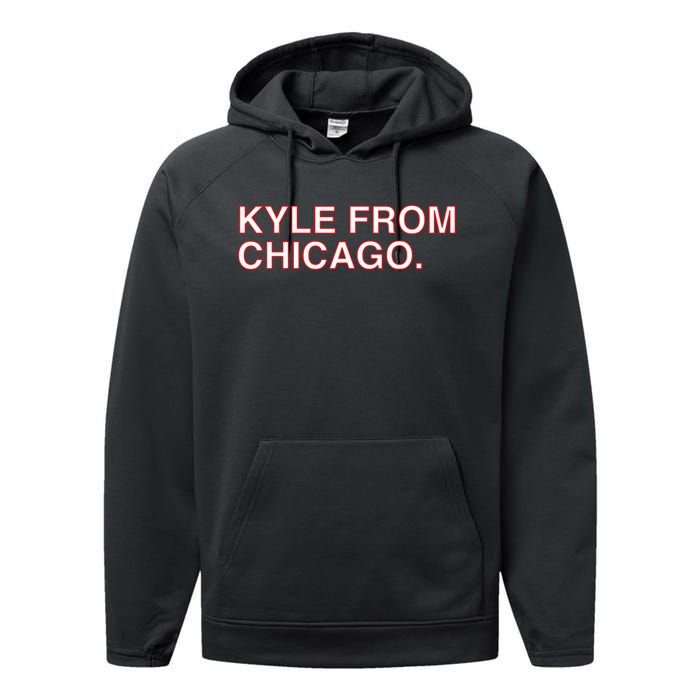 Kyle From Chicago For Men Women Performance Fleece Hoodie