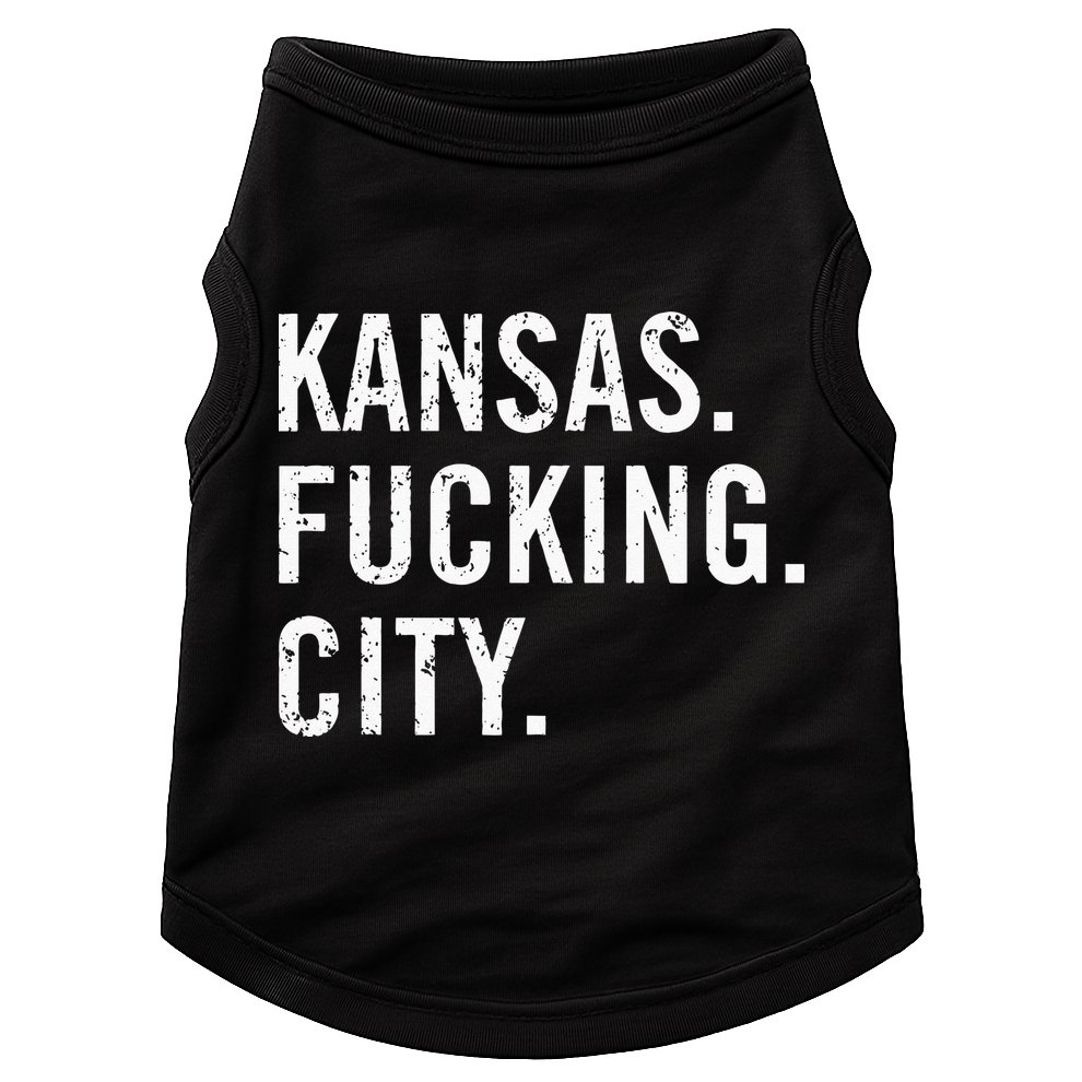 Kansas Fucking City Funny Kansas City Pride Gift Idea Doggie Tank