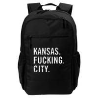 Kansas Fucking City Funny Kansas City Pride Gift Idea Daily Commute Backpack