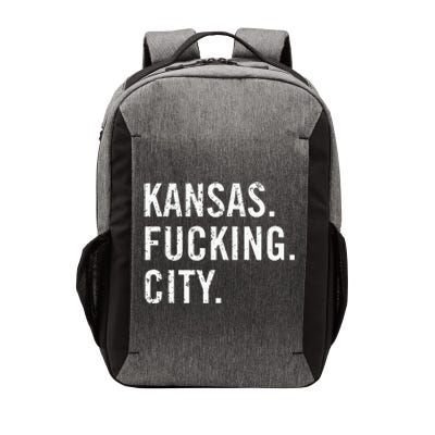 Kansas Fucking City Funny Kansas City Pride Gift Idea Vector Backpack