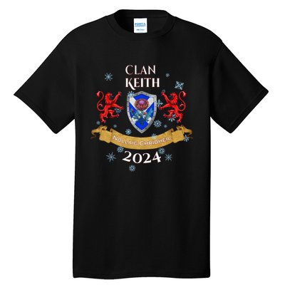 Keith Family Christmas 2024 Scottish Clan Long Sleeve Tall T-Shirt