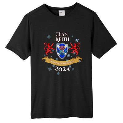 Keith Family Christmas 2024 Scottish Clan Long Sleeve Tall Fusion ChromaSoft Performance T-Shirt