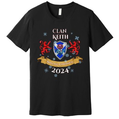 Keith Family Christmas 2024 Scottish Clan Long Sleeve Premium T-Shirt