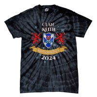 Keith Family Christmas 2024 Scottish Clan Long Sleeve Tie-Dye T-Shirt