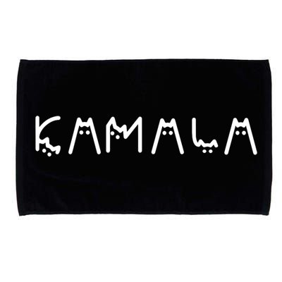 Kamala Funny Cat Ladies And Cat Guy Microfiber Hand Towel