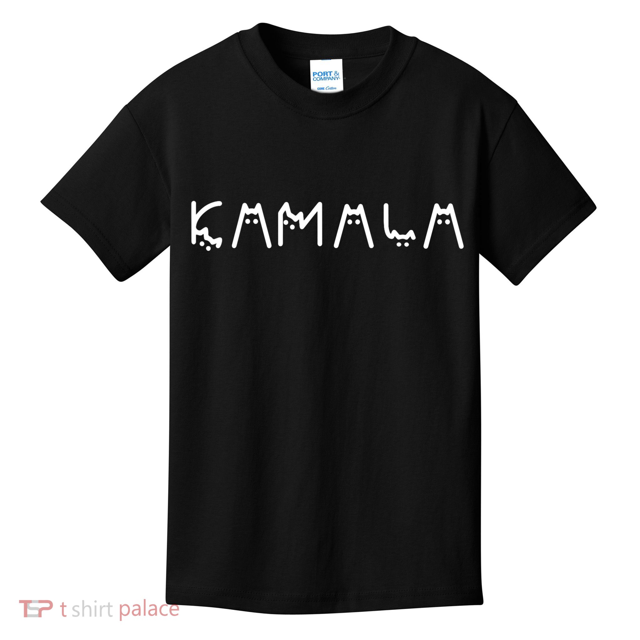 Kamala Funny Cat Ladies And Cat Guy Kids T-Shirt