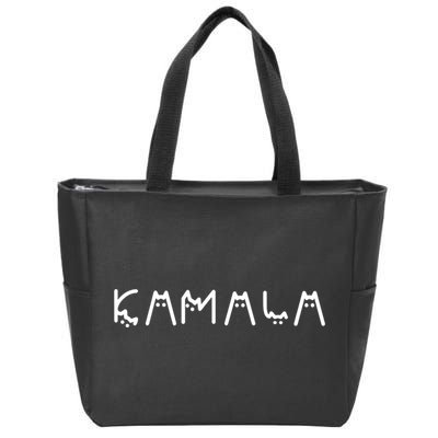 Kamala Funny Cat Ladies And Cat Guy Zip Tote Bag