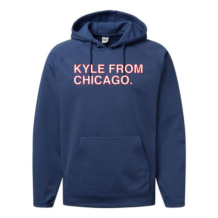 Kyle From Chicago Performance Fleece Hoodie